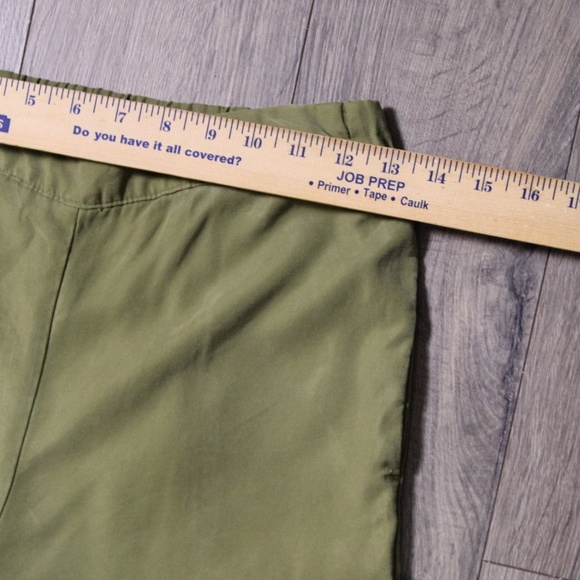 0290-Splash Olive Green Pants | Size 10 - Picture 3 of 8